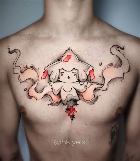 videogametatts on Instagram: “#pokemonday #1 Ghost Pokemon <b>tattoo</b> by @joshlegendtattoo #pokemon #pokemontattoo #nintendo #videogametattoo Thanks Josh!! =D”. . Jirachi tattoo